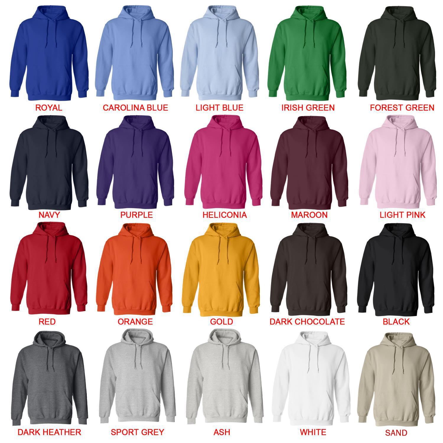 hoodie color chart - Baki Merchandise