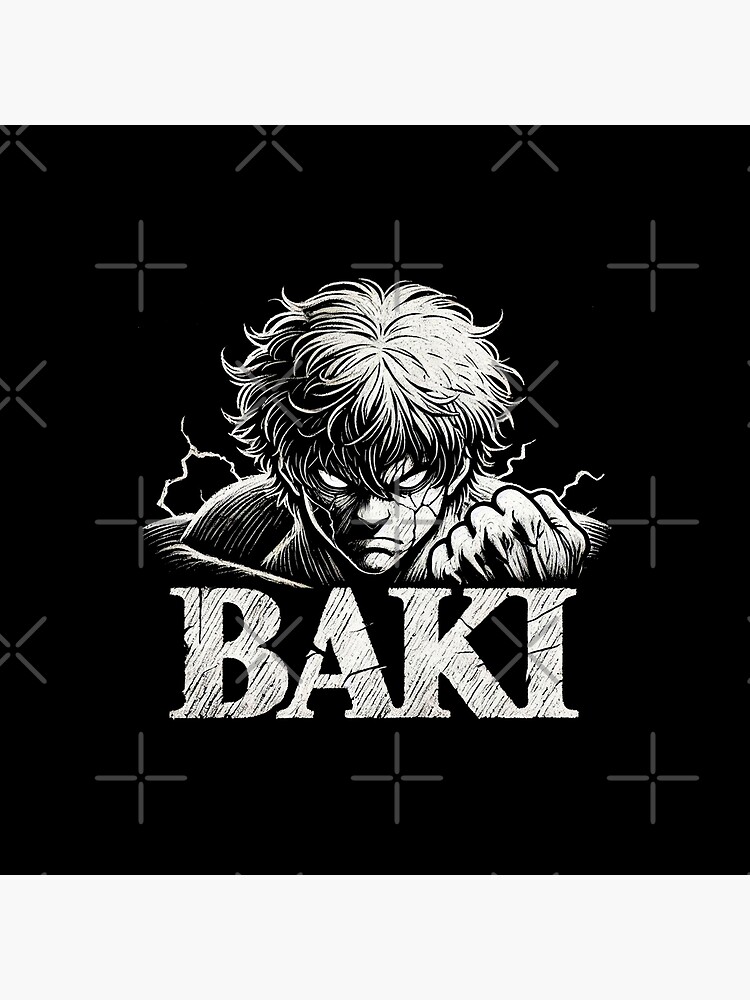 New Collection Baki Hanma The Grappler Throw Pillow - Image 2