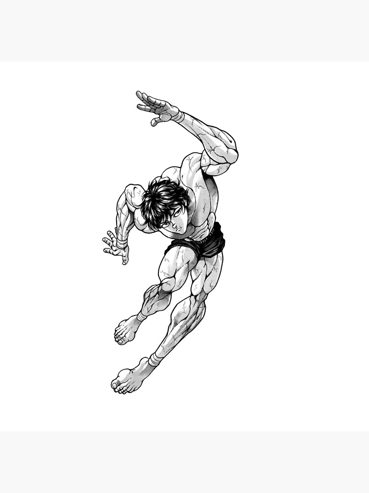 Hot Anime Baki Hanma The Grappler Shower Curtain - Image 2