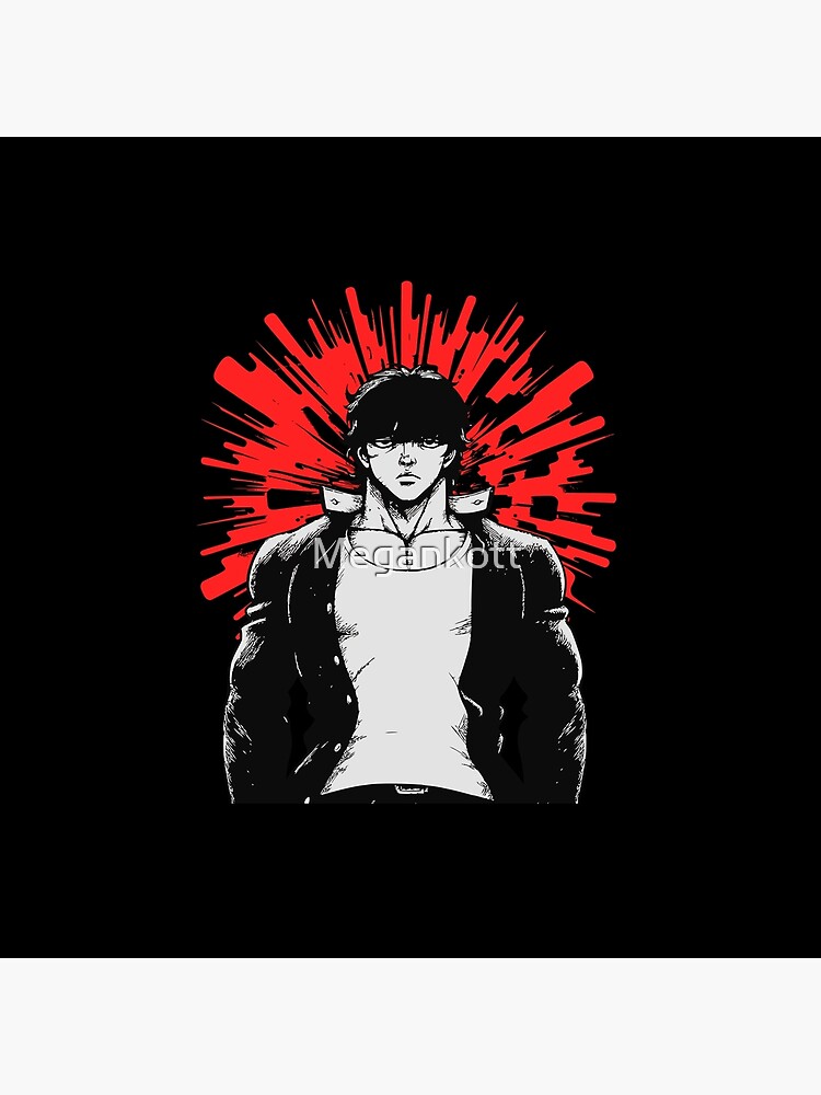 New Design Baki Hanma Retro Shower Curtain - Image 2