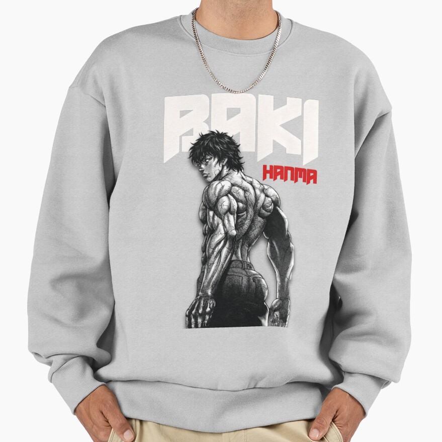 Anime Baki Hanma Muscular Physique Sweatshirt - Image 4