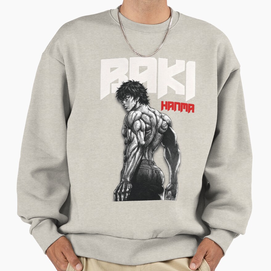 Anime Baki Hanma Muscular Physique Sweatshirt - Image 3