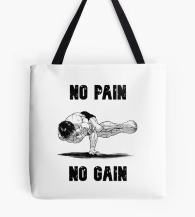 Baki Hanma No Pain No Again Tote Bag