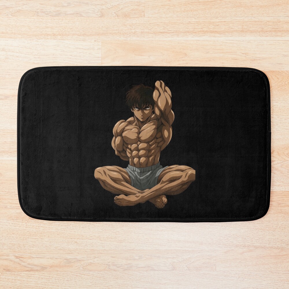 Baki Hanma Aesthetic Physique Bath Mat