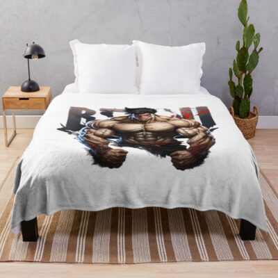 Best Baki Hanma The Grappler Design Martial Throw Blanket