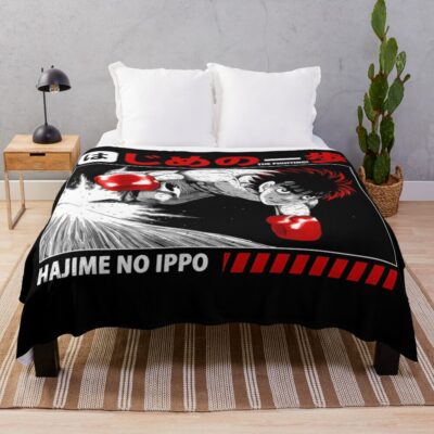 Baki Hanma The Grappler Design Martial Throw Blanket