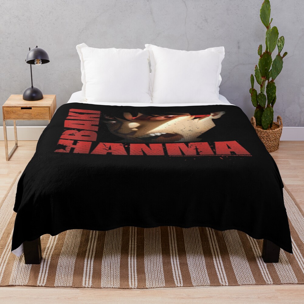 Hot Collection Baki The Grappler Anime Throw Blanket