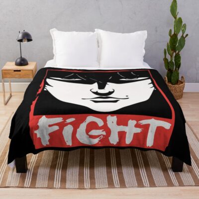Baki Hanma Beast Mode Fighter Throw Blanket
