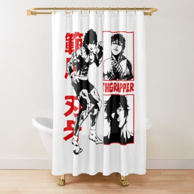 The Grappler Baki Hanma Classic Design Shower Curtain