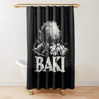 New Collection Baki Hanma The Grappler Shower Curtain