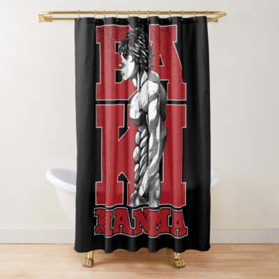 Anime Baki The Grappler Vintage Shower Curtain