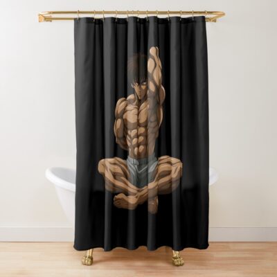 Baki Hanma Aesthetic Physique Shower Curtain
