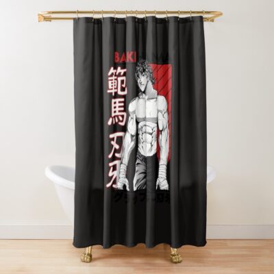 Best Selling Baki Hanma Classic Design Shower Curtain