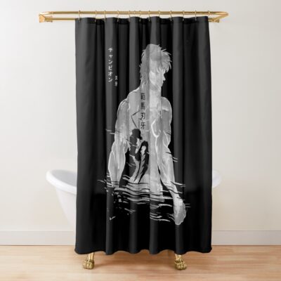 Hanma Baki The Grappler Vintage Design Shower Curtain