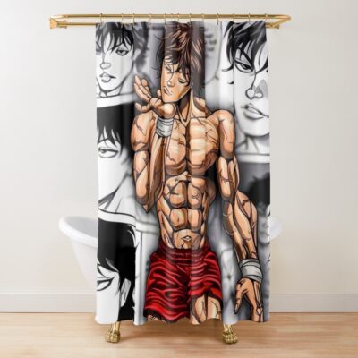 New Desigm The Grappler Baki Hanma Shower Curtain