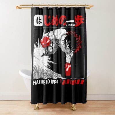Baki Hanma The Grappler Design Martial Shower Curtain