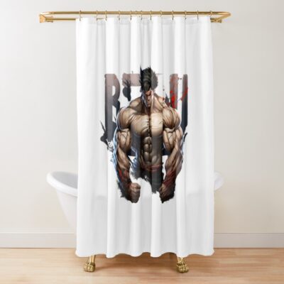Best Baki Hanma The Grappler Design Martial Shower Curtain