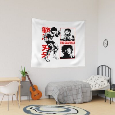 The Grappler Baki Hanma Classic Design Tapestry