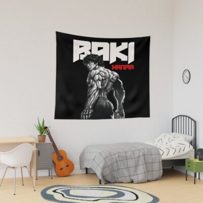 Baki The Grappler Underground Warrior Tapestry