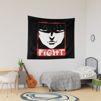 Baki Hanma Beast Mode Fighter Tapestry