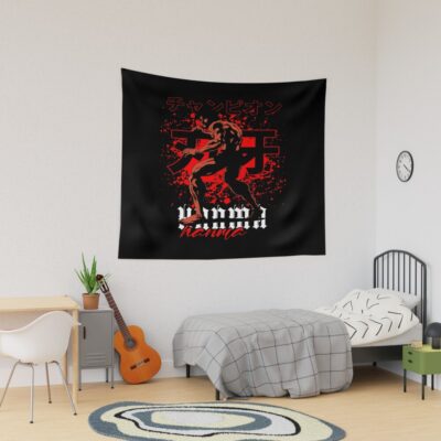 Baki Hanma Anime Fighting Spirit Design Martial Tapestry