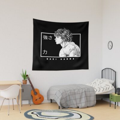 Baki Hanma The Grappler Muscle Man Tapestry
