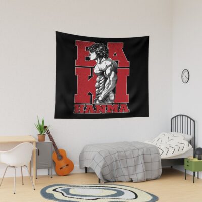 Anime Baki The Grappler Vintage Tapestry