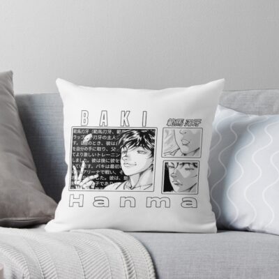 Best Selling Baki Hanma Classic Throw Pillow