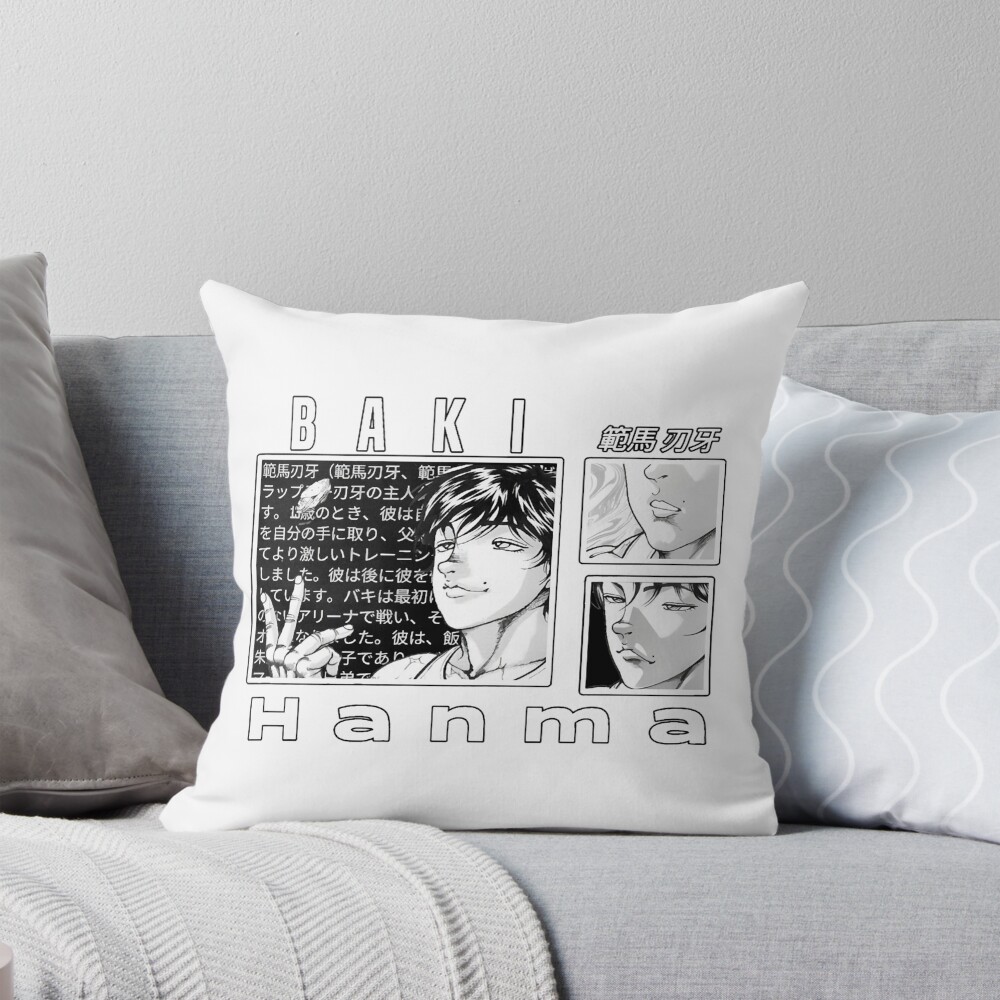 Best Selling Baki Hanma Classic Throw Pillow