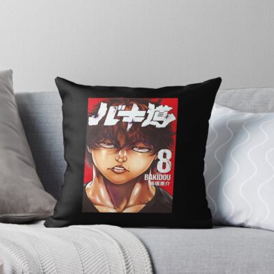 Best Selling Baki Hanma Vinatge Design Throw Pillow