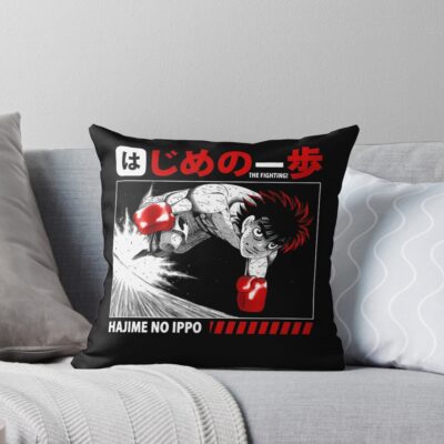 Baki Hanma The Grappler Design Martial Throw Pillow