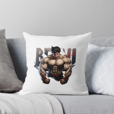 Best Baki Hanma The Grappler Design Martial Throw Pillow