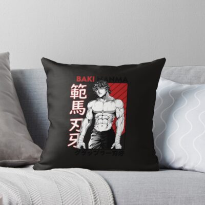 Best Selling Baki Hanma Classic Design Throw Pillow