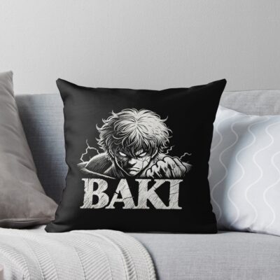 New Collection Baki Hanma The Grappler Throw Pillow